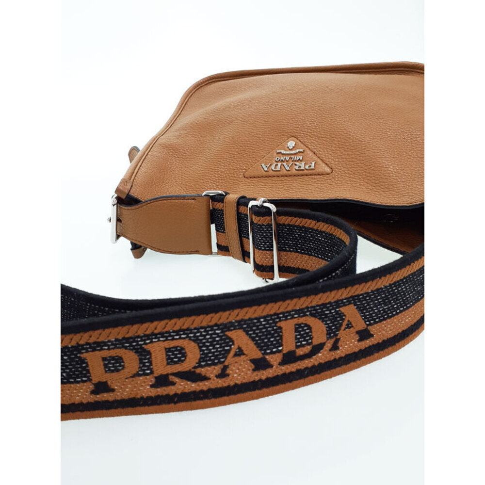 Prada Leather Shoulder Bag caramel brown - Picture 8 of 9
